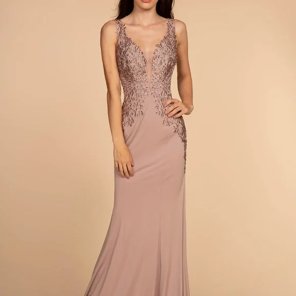 green emerald velvet dress LaDivine 7497 Long Formal Prom Dress – The Dress Outlet